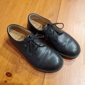Finn Comfort black brogue oxford shoes